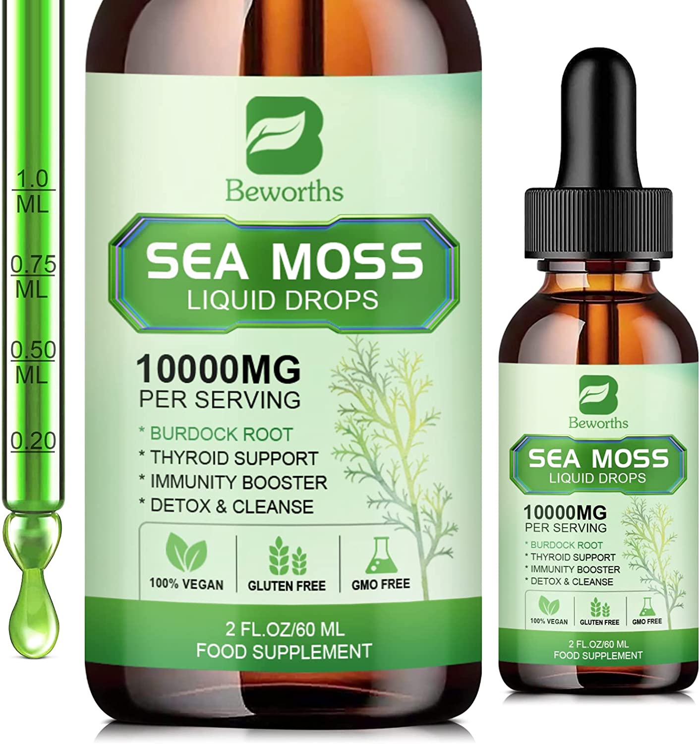 Sea Moss Drops! An Easy Way To Boost Health And Wellness